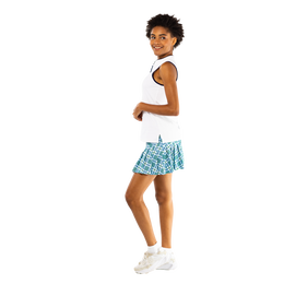 Gwen Sport Plaid Pleated 15&quot; Skort